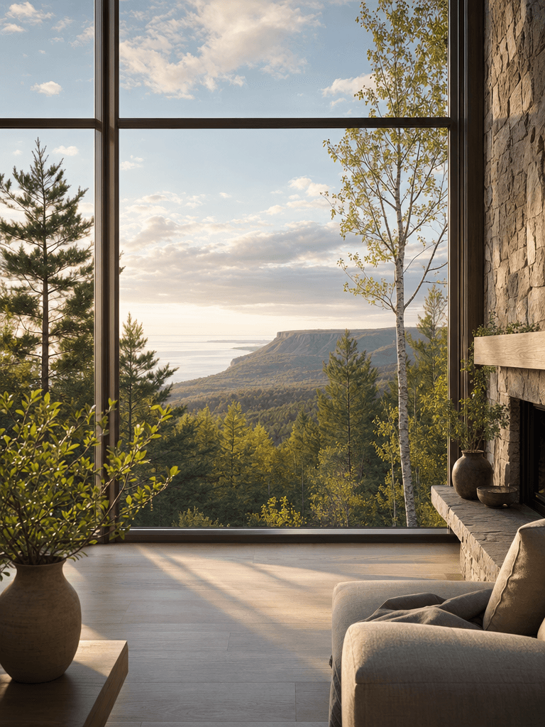 Mountain home overlooking Georgian Bay